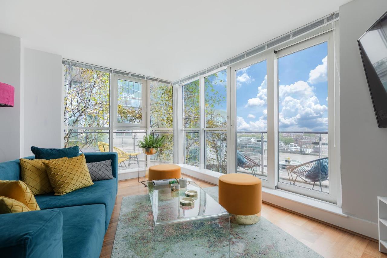 Best Thames View In Town! Large Luxxe Nomad Design Family Home London Eksteriør billede