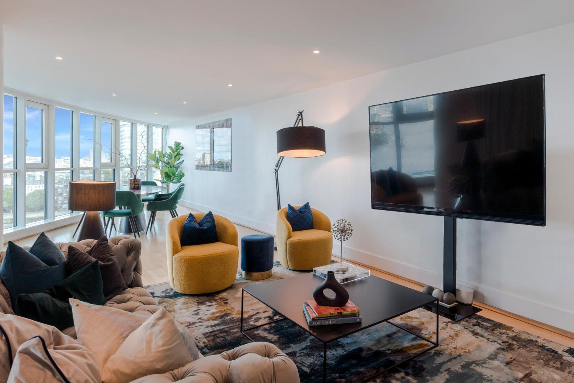 Best Thames View In Town! Large Luxxe Nomad Design Family Home London Eksteriør billede
