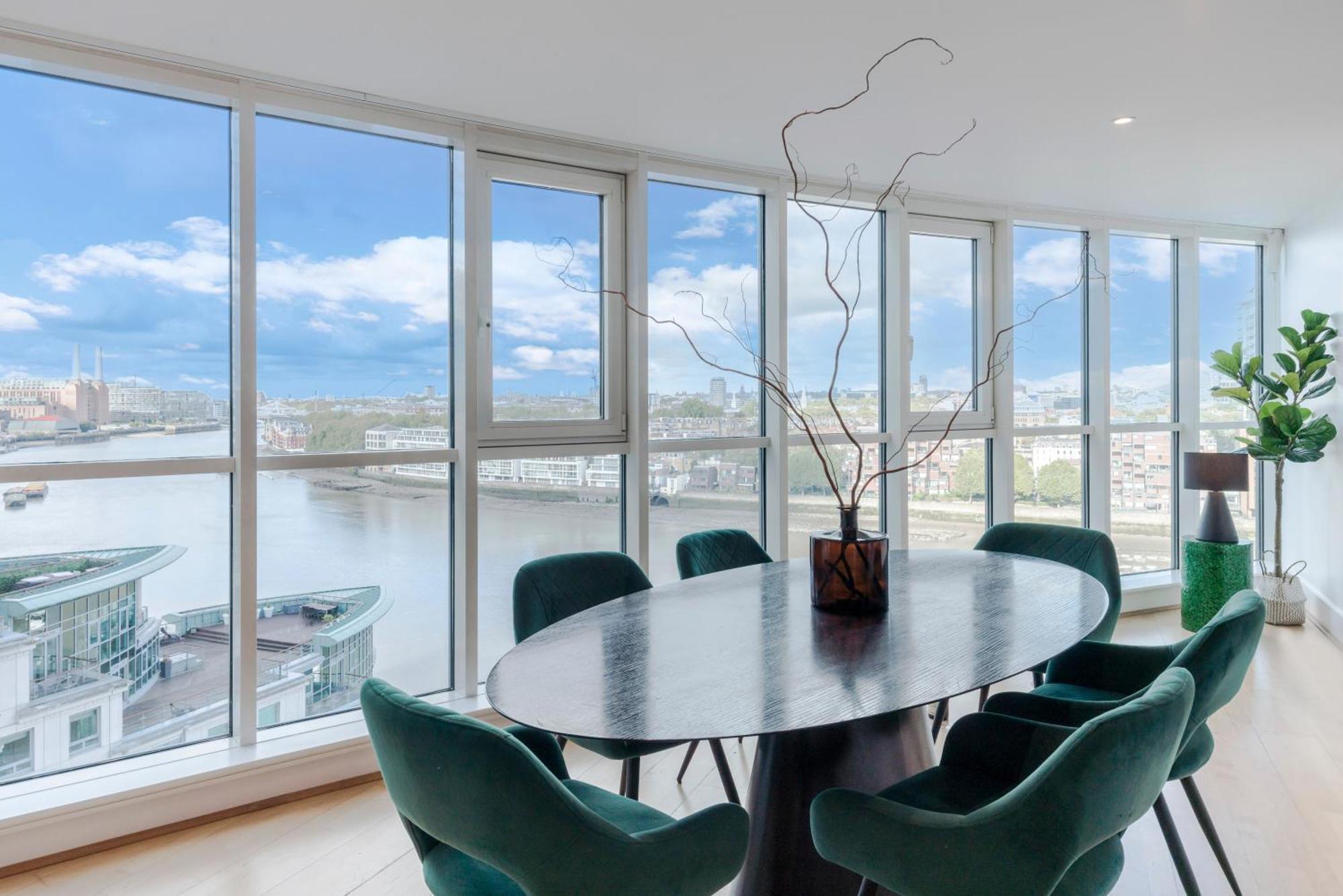 Best Thames View In Town! Large Luxxe Nomad Design Family Home London Værelse billede