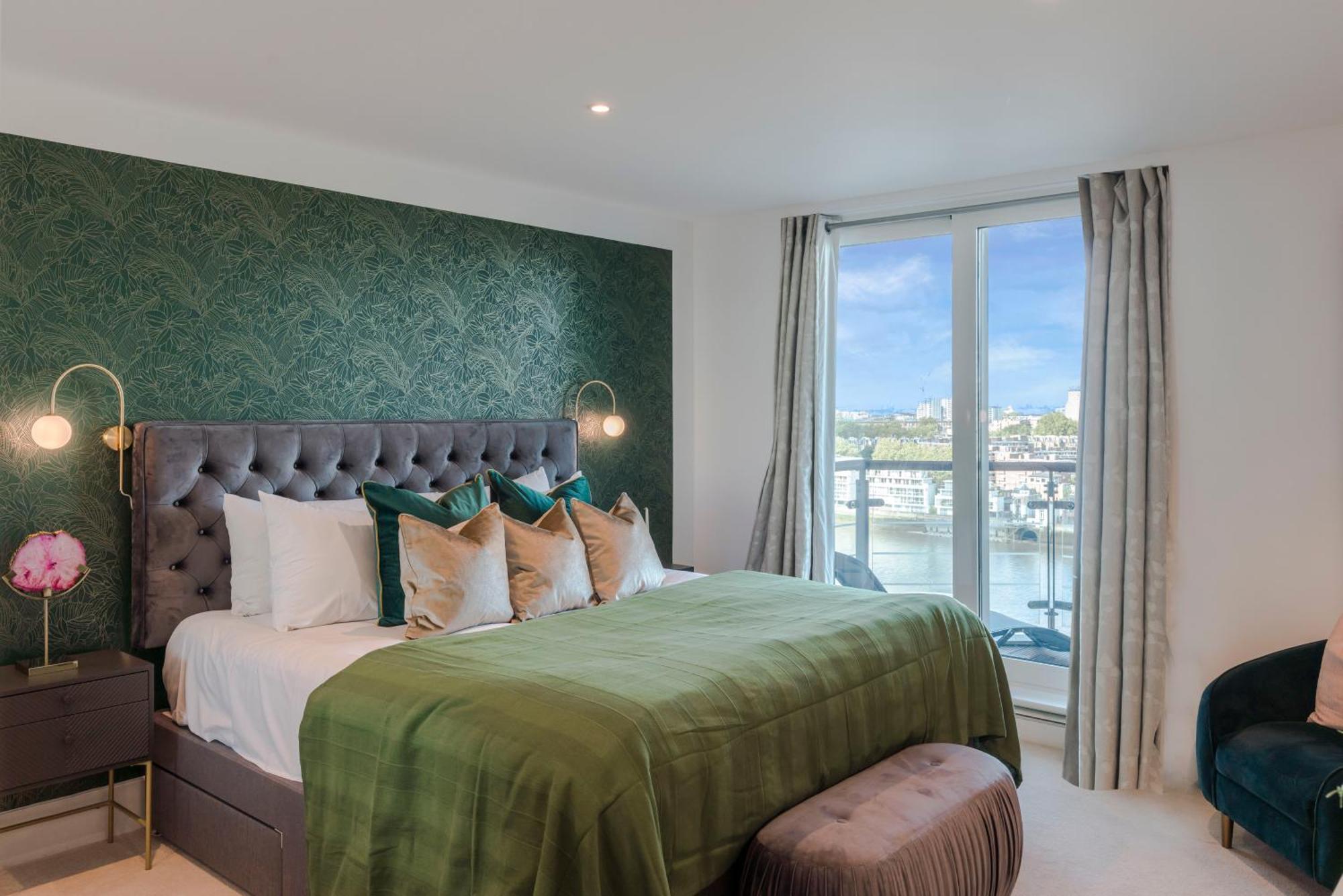 Best Thames View In Town! Large Luxxe Nomad Design Family Home London Værelse billede