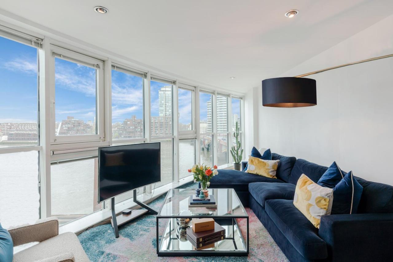 Best Thames View In Town! Large Luxxe Nomad Design Family Home London Eksteriør billede
